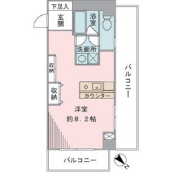 中目黒駅 徒歩13分 6階の物件間取画像